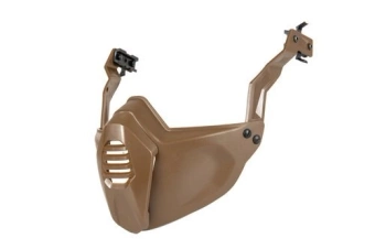 Polomaska pro přilbaa helma- Dark Earth