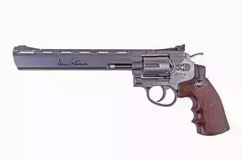 Airsoft revolver Dan Wesson 8" - stříbro