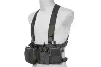 Lehká rychlá vesta Chest rig - Primal Grey