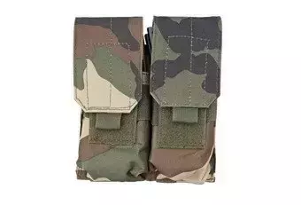 Double M4/M16 magazine pouch - woodland