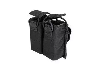 Double Pistol Pouch For Skeleton Vests - Black