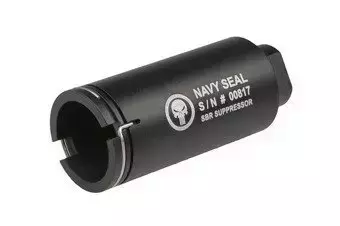 Flash hider / exiting gas concentrator "Navy Seal" - Black