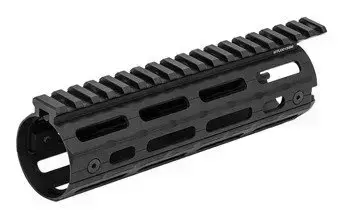 Front AR15 Super Slim M-LOK® Drop-in Carbine Length - czarny