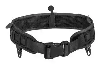 Laser-Cut Equipment Belt - Black