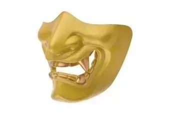 Maska Devil - złota