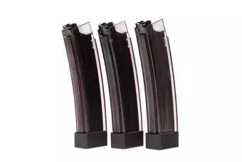 Set of 3 Low-Cap Smoky Magazines (75 BBs) for Scorpion EVO 3 - A1 Replicas