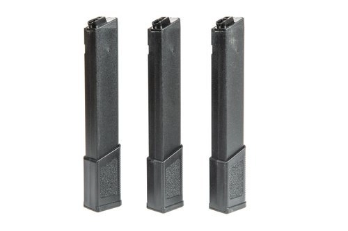 Set of 3 Mid-Cap 120 BB Magazines for KWA Ronin TK.45 Replicas