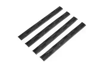 Set of 4 4332 M-LOK™ Wedgelok® (160mm) Rail Covers - Black