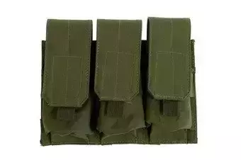 Triple pouch for M4/M16 type magazines - olive