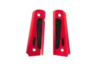 TYPE B alu grip panels for Colt 1911 - red