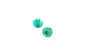 2 pcs grip set for 1911 type replicas - green