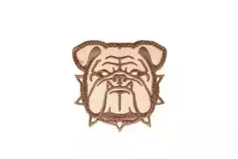 Bulldog Head 2" Patch - DSRT