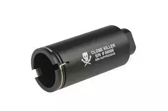 Close Killer Gas Concentrating Flash Hider - Black