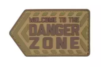 Danger Zone PVC Badge - Multicam