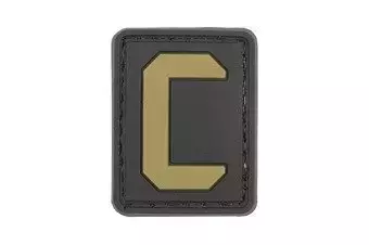 Letter C - 3D Badge