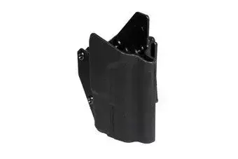 Tactical holster for G17L replicas with flashlight - black