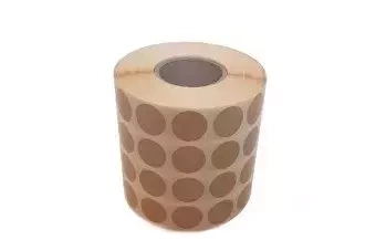 Pegatinas IPSC Shield 20mm - 8000 unidades. - marrón