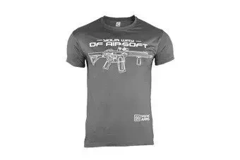 Camiseta Specna Arms - Your Way Of Airsoft 02 - gris/blanco