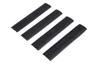 Juego de 4 fundas para raíles KeyMod - negro