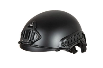 Réplica del casco Versión pesada de aramida balística - negra