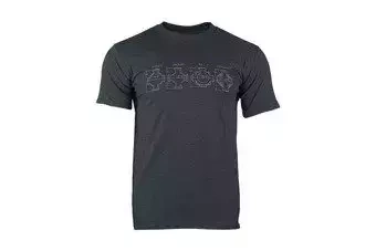 Camiseta Cultura Militar - Tipo B - Gris Humo