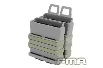 Juego de 2 fundas FAST para cargadores 7.62 - verde follaje