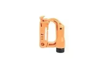 Hebilla tipo Grmlock con linterna (luz verde) - naranja
