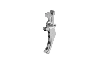Languette de déclenchement de vitesse avancée en aluminium CNC (Style D) - Argent
