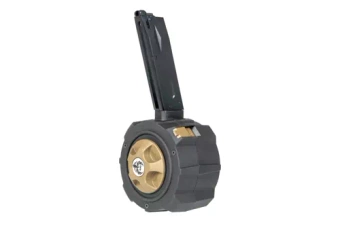 Gaz chargeur tambour 130 balles pour M92 répliques 