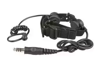 Laryngofon tactique - noir