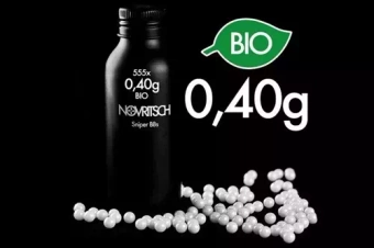 Billes biodegradable 0.40g Novritsch Sniper 555 pièces