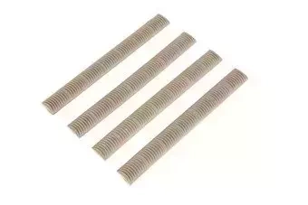 Jeu de 4 gaines 4330 KeyMod™ Wedgelok® (140mm) - Terre noire