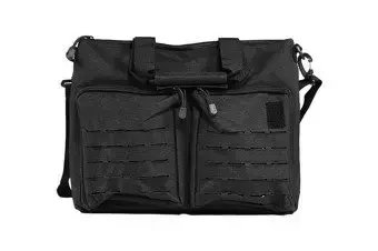 Sac tactique sacoche pour ordinateur portable Laser-Cut - noir