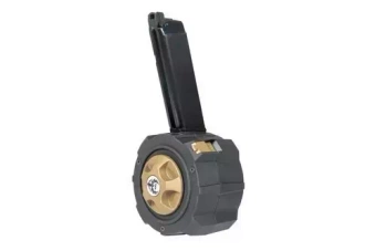 Gaz chargeur tambour 130 billes pour G17 répliques 