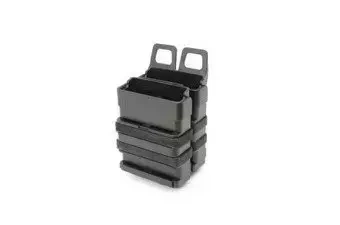Jeu de 2 étuis FAST pour chargeurs 5.56 - noir