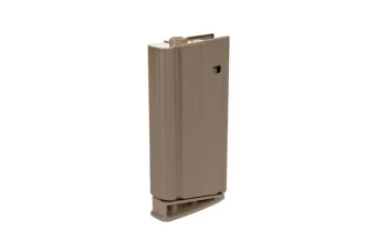 Chargeur Mid-cap 90 balles pour répliques MK17 Recoil Shock - FDE