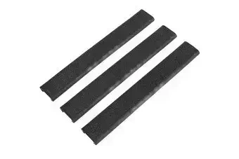 Jeu de 3 gaines Picatinny 4379 (175mm) - noir