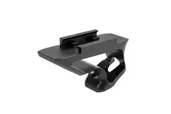 Aluminium grip CNC RIS angle - noir