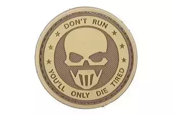 Patch 3D - Don't Run - Ghost - tan