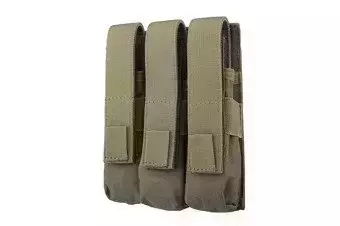 Triple pochette pour chargeurs type MP5 - vert olive