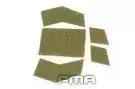 Kit de velcro para cascoTMF Tactical Bump - tierra oscura