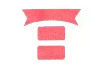 Hook and Loop Fastener Set for FMA Ballistic Helmets - Pink