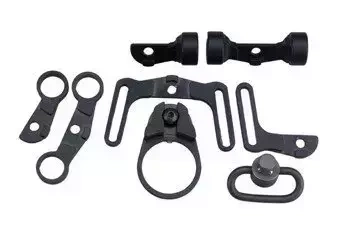 A multifunctional set of tactical sling attachment points