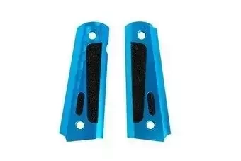 Caras de aluminio gripu TYPE B para pistolas tipo Colt 1911 - azul