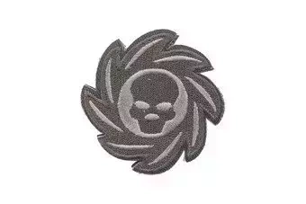 Parche Cráneo de la rueda - color verde oliva