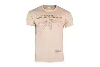 Camiseta Specna Arms - Your Way Of Airsoft 02 - tan