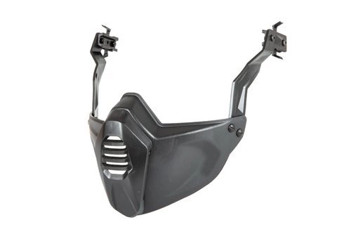 Media máscara para cascoy casco- negro