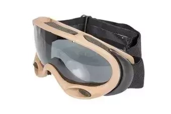 Gafas de esquí - tierra oscura