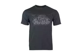 Camiseta Cultura Militar - Tipo C - Gris Humo
