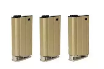 Zestaw 3 magazynków mid-cap 160 kulek do replik SCAR H - tan